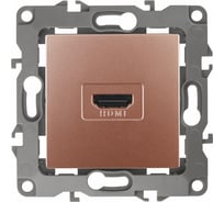 Розетка ЭРА 12-3114-14 HDMI, IP20, 12, медь Б0027489
