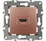 Розетка ЭРА 12-3114-14 HDMI, IP20, 12, медь Б0027489 1