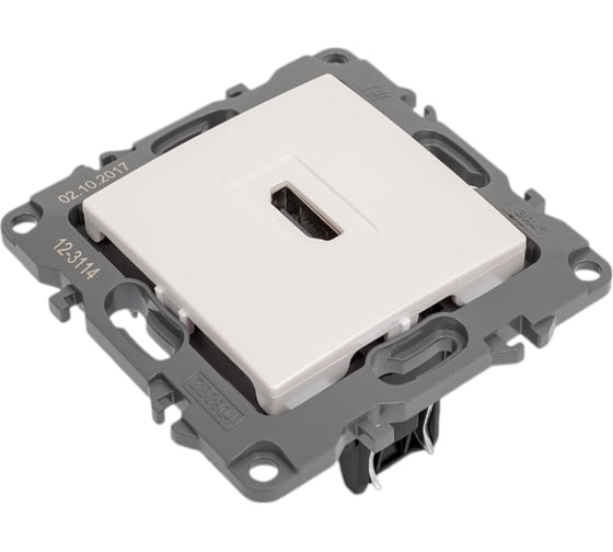 Розетка ЭРА 12-3114-15 HDMI, IP20, 12, перламутр Б0027490