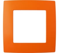 Рамка на 1 пост ЭРА 12-5001-22 12, оранжевый Б0019387