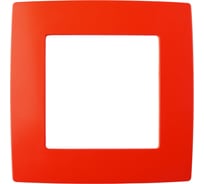 Рамка на 1 пост ЭРА 12-5001-23 12, красный Б0019388
