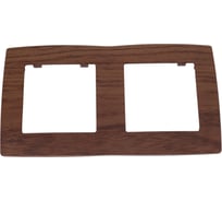 Рамка на 2 поста ЭРА 12-5002-10 12, венге Б0014760