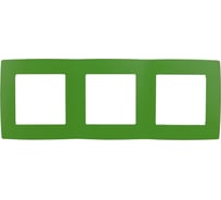 Рамка на 3 поста ЭРА 12-5003-27 12, зелёный Б0019410