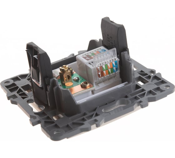 Розетка ЭРА 14-3110-02 RJ45 TV, IP20, сл.кость Б0034315