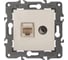 Розетка ЭРА 14-3110-02 RJ45 TV, IP20, сл.кость Б0034315 1