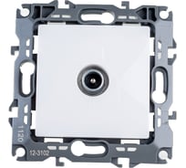 Розетка TV ЭРА 12-3102-01 проходная, IP20, 12, белый Б0027431