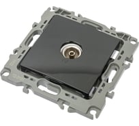 Одиночная розетка TV ЭРА 12-3101-06 IP20, 12, чёрный Б0014710