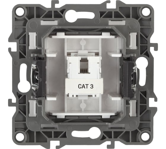 Розетка телефонная ЭРА 12-3105-01 RJ11, IP20, 12, белый Б0014711