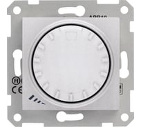 Поворотный светорегулятор Systeme Electric Sedna, алюминий, 1000Вт, для л/н и г/л с обмот. трансформатором SE SDN2200960