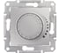Поворотный светорегулятор Systeme Electric Sedna, алюминий 25-325 Вт, для л/н и г/л с электр. трансформатором SE SDN2200660 1
