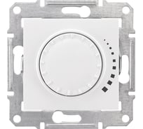 Поворотно-нажимной светорегулятор Systeme Electric Sedna, белый, 25-325 Вт, для л/н и г/л с электр. трансформатором SE SDN2200721