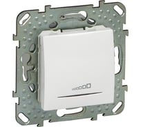 Нажимной универсальный светорегулятор Systeme Electric Unica, белый, 20-350W MGU5.515.18ZD