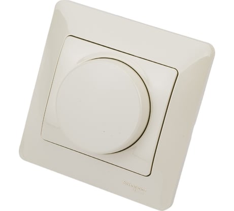 Поворотный светорегулятор Systeme Electric 300Вт GLOSSA бежевый SchE GSL000234