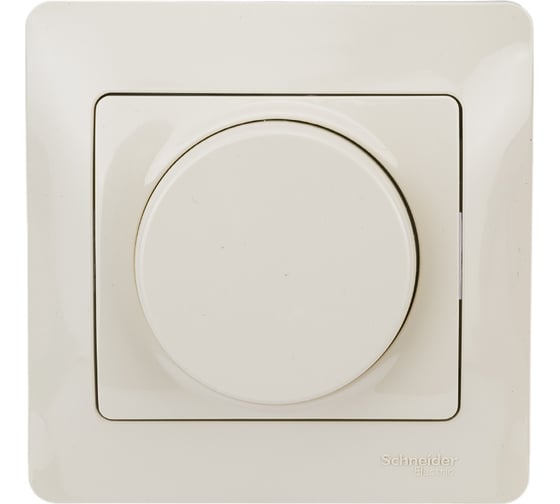 Поворотный светорегулятор Systeme Electric 300Вт GLOSSA бежевый SchE GSL000234