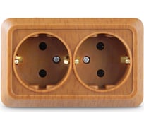 Розетка UNIVersal Олимп с/з бук 7946758