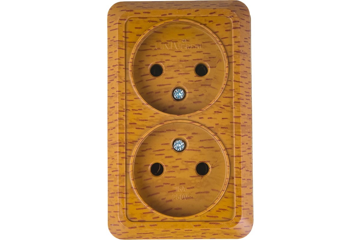 Розетка UNIVersal Олимп б/з бук 7946741 - выгодная цена, отзывы ...