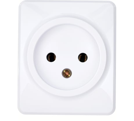 Розетка ЭРА 11-2201-01 2P, 16A-250В, IP20, ОУ, Эксперт, белый Б0031551