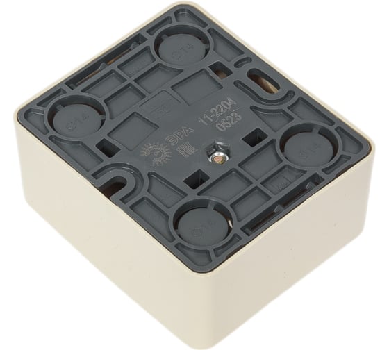 Розетка ЭРА 11-2204-02 2P E Schuko со шторками, 16A-250В, IP20, ОУ, Эксперт, сл.кость Б0020689