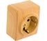 Розетка ЭРА 11-2203-11 2P E Schuko, 16A-250В, IP20, ОУ, Эксперт, сосна Б0020687 2