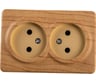 РозеткаЭРА11-2202-112х2P,16A-250В,IP20,ОУ,Эксперт,соснаБ0020684