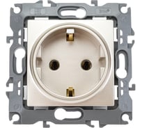 Розетка ЭРА 12-2001-04 2P E Schuko, 16A-250В, IP20, без м.лапок, 12, шампань Б0014684