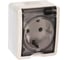 Розетка ЭРА 11А-2402-01 2P E IP54, шторки, 16A-250В, ОУ, Эксперт, Al Cu, белый Б0038820 1