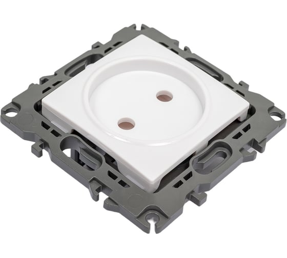 Розетка ЭРА 12-2005-01 2P, 16A-250В, IP20, без м.лапок, 12, белый Б0018981
