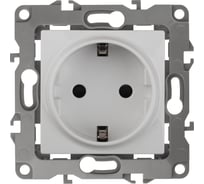 Розетка ЭРА 12-2011-01 2P E Schuko, 16A-250В, IP20, винт, без м.лапок, 12, белый Б0029234