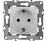 Розетка ЭРА 12-2011-01 2P E Schuko, 16A-250В, IP20, винт, без м.лапок, 12, белый Б0029234 1