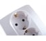 Розетка ЭРА 12-2104-15 2X2P E Schuko со шторками, 16A-250В, IP20, 12, перламутр Б0019334 3