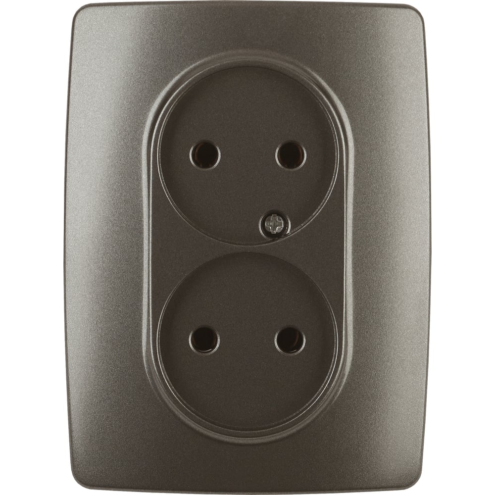 Розетка ЭРА 12-2107-13 2X2P, 16A-250В, IP20, 12, бронза Б0031245 ...