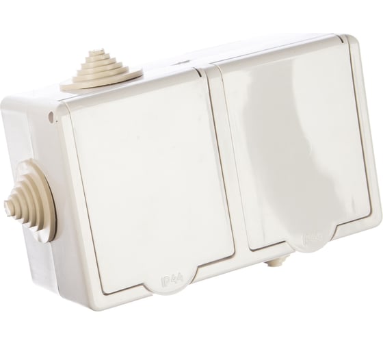 Розетка Кунцево-Электро брызгозащищенная IP44 16А РА16-759 5907