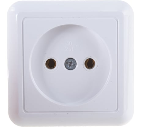 Розетка Кунцево-Электро ОПТИМА одноместная, 10А РА10-375 8006