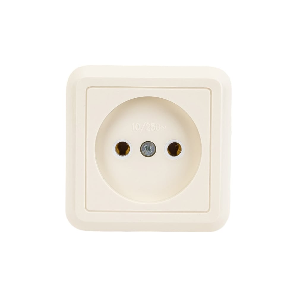 Розетка Кунцево-Электро ОПТИМА открытой установки одноместная 10А РА10 ...