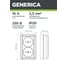 Розетка GENERICA ОКТАВА х2 нар.с/з бел. ERO21-K01-16-DC 4