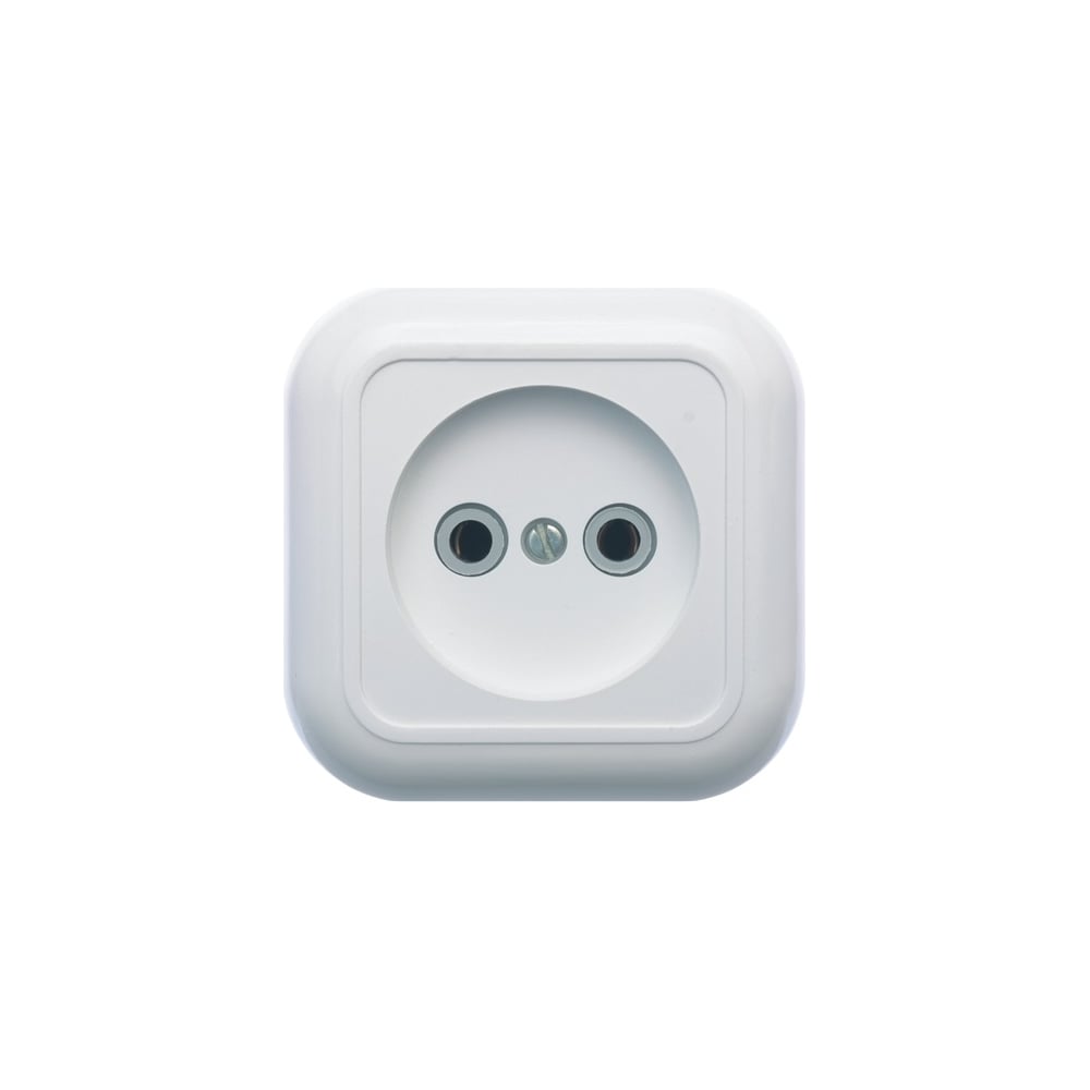 Розетка Кунцево-Электро ВАЛЕНТИНА открытой установки, одноместный РА10 ...