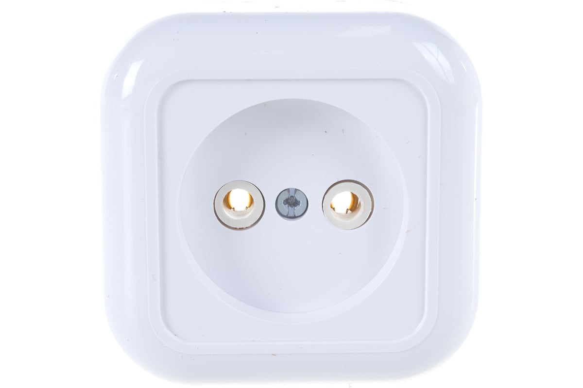 Розетка Кунцево-Электро ВАЛЕНТИНА открытой установки, одноместный РА10 ...