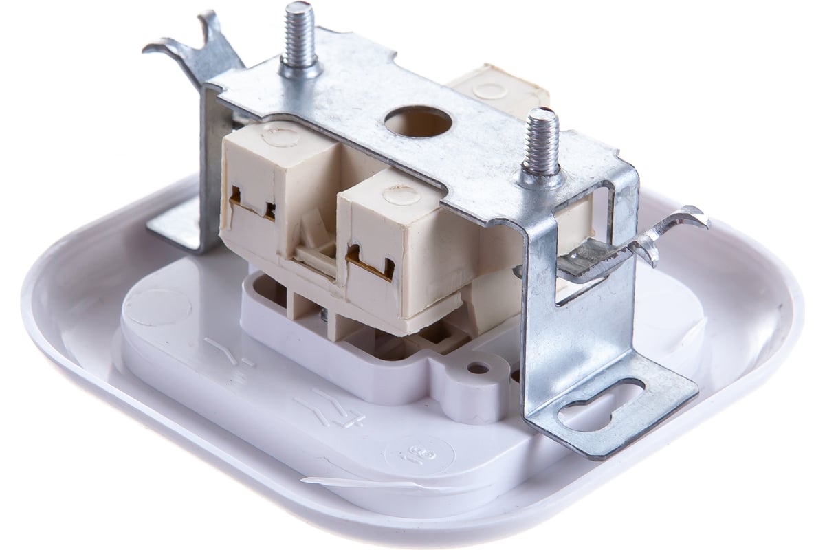 Выключатель Кунцево-Электро ВАЛЕНТИНА скрытой установки, двухклавишный ...