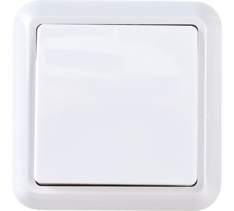 Выключатель Кунцево-Электро ОПТИМА открытой установки, одноклавишный, 10А А110-377 8000