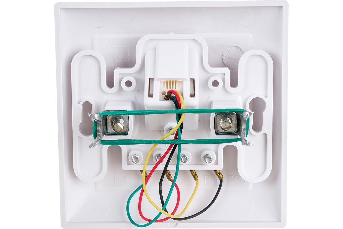 Телефонная розетка Кунцево-Электро СЕЛЕНА скрытой установки ...