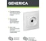 Розетка GENERICA KVARTA 1-местная TV РТВ10-КБ белый EAK10-K01-DM 3