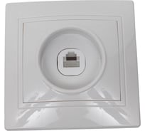 Розетка GENERICA КВАРТА 1местн. телефон. белый ETK10-K01-DM