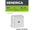 Розетка GENERICA ОКТАВА 1местн. телеф. белый ETO10-K01-DC 2