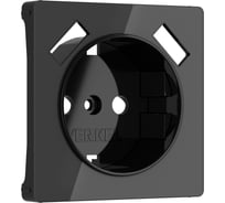 Накладка для розетки usb WERKEL (черный акрил) w1179548 a064050