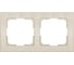 Рамка на 2 поста WERKEL flock (слоновая кость) w0022303 a050799 1