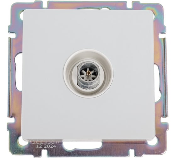 Оконечная ТВ-розетка WERKEL (белый акрил) w1183041 a064018 1