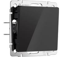 Одноклавишный выключатель WERKEL (черный акрил) w1110048 a064024