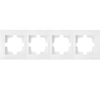 4-местная рамка Bylectrica серия НОВЫЙ СТИЛЬ, белый ЮЛИГ.735212.554