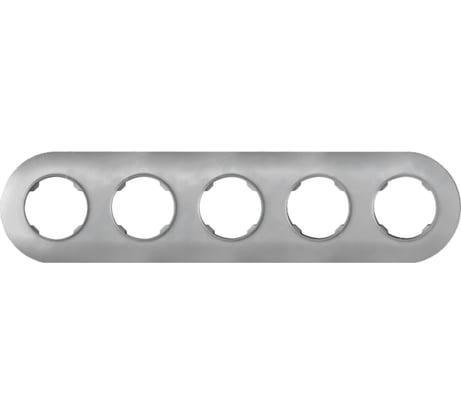 5-местная рамка Bylectrica серия ПРОВАНС круг, белый ЮЛИГ.735212.505