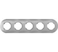 5-местная рамка Bylectrica серия ПРОВАНС круг, ЮЛИГ.735212.505 графит